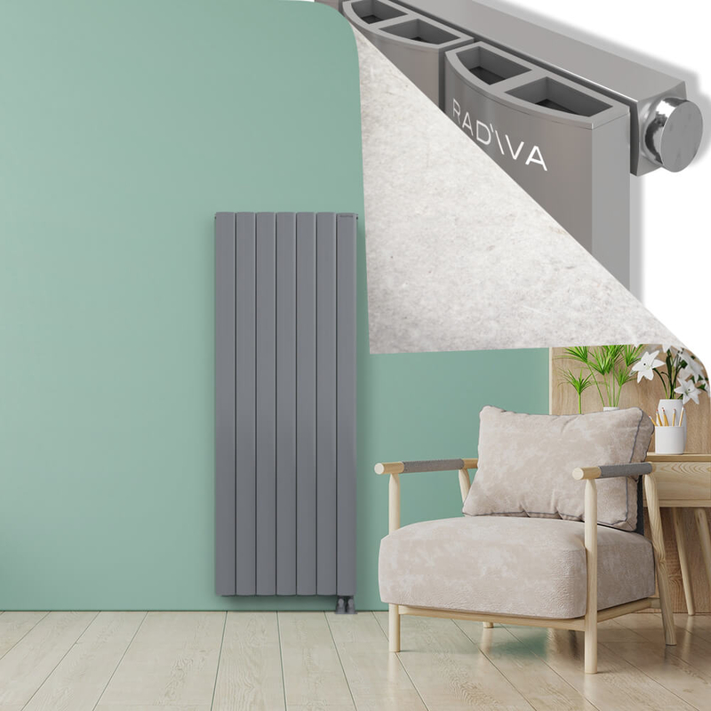 ADONIS Alüminyum Radyatör 1800x660 Plazma Gri