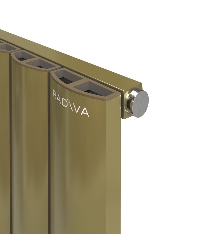 ADONIS Radiateur en Aluminium 1800x660 Plasma Laiton