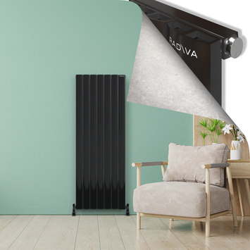 Radiva - ADONIS Alüminyum Radyatör 1800x660 Plazma Siyah