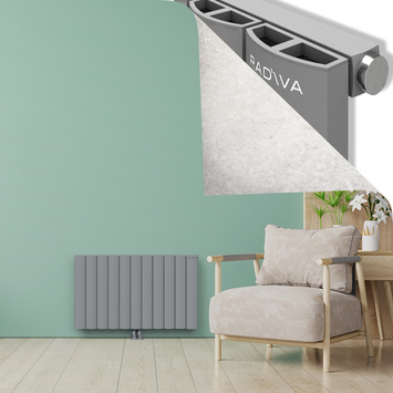 ADONIS Radiateur en Aluminium 600x1040 Gris - Thumbnail