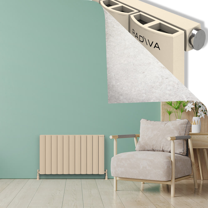ADONIS Radiateur en Aluminium 600x1040 Cappuccino