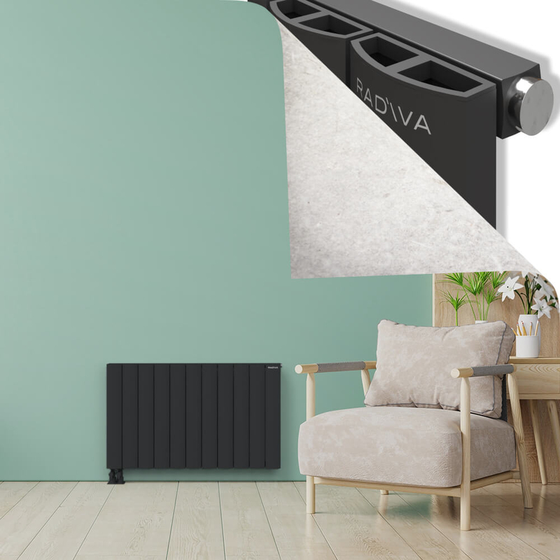 ADONIS Radiateur en Aluminium 600x1040 Anthracite Foncé
