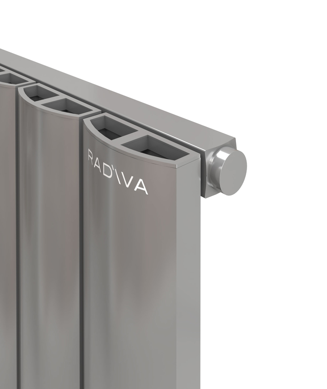 ADONIS Aluminium Radiator 600x1040 Plasma Grey