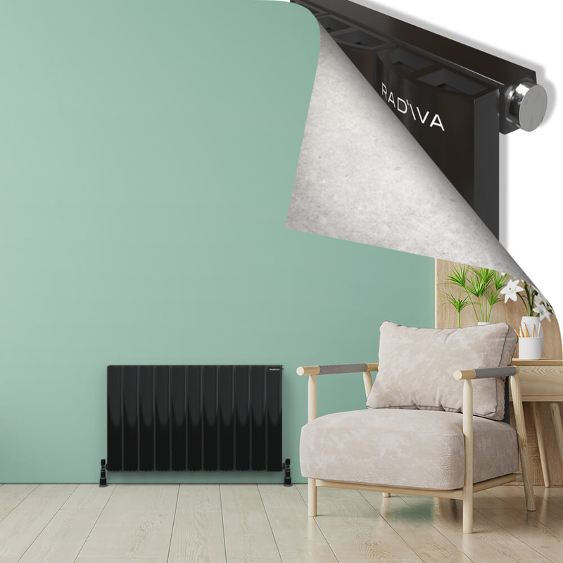 ADONIS Radiateur en Aluminium 600x1040 Plasma Noir