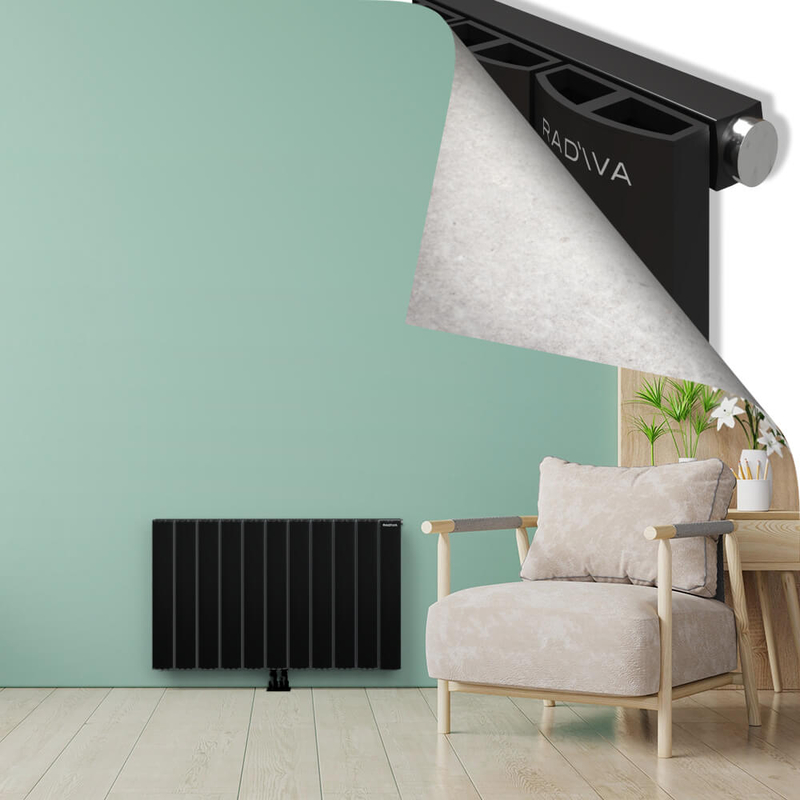 ADONIS Radiateur en Aluminium 600x1040 Noir