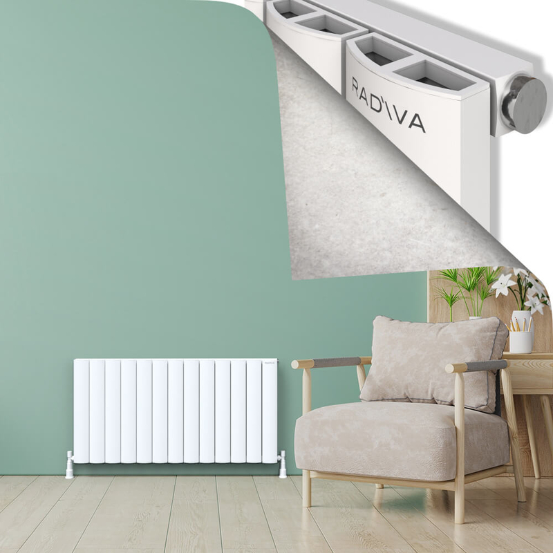 ADONIS Radiateur en Aluminium 600x1230 Blanc