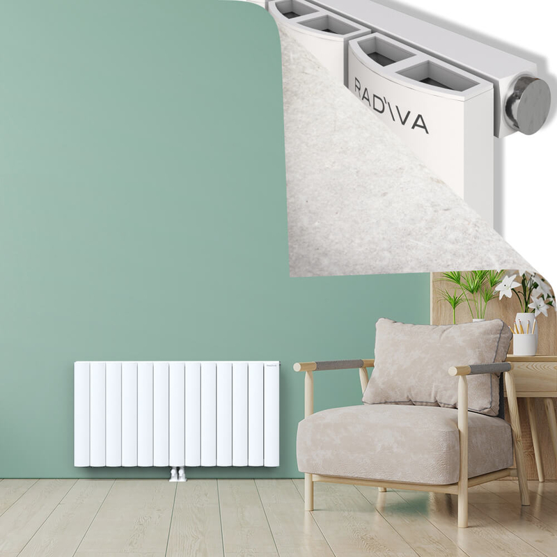 ADONIS Radiateur en Aluminium 600x1230 Blanc