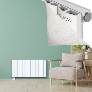 ADONIS Radiateur en Aluminium 600x1230 Blanc - Thumbnail