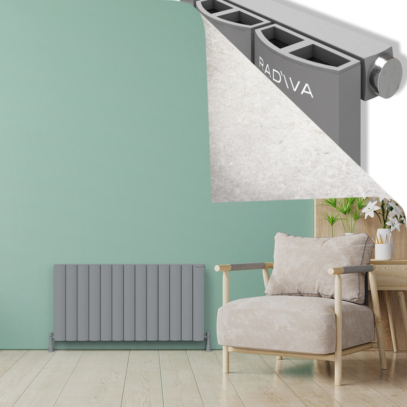 ADONIS Radiateur en Aluminium 600x1230 Gris