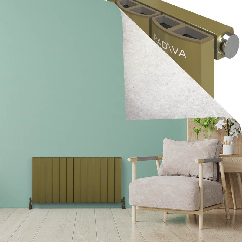 ADONIS Radiateur en Aluminium 600x1230 Plasma Laiton