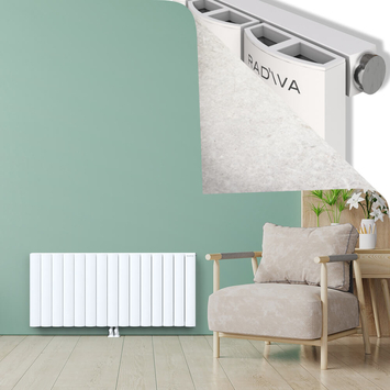 ADONIS Radiateur en Aluminium 600x1420 Blanc - Thumbnail