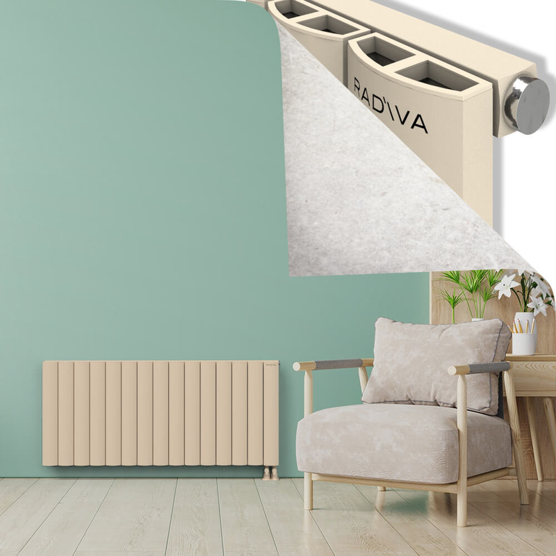 ADONIS Radiateur en Aluminium 600x1420 Cappuccino