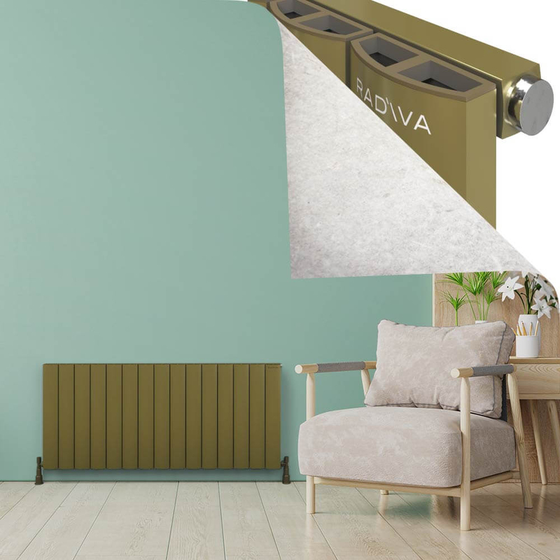 ADONIS Radiateur en Aluminium 600x1420 Plasma Laiton