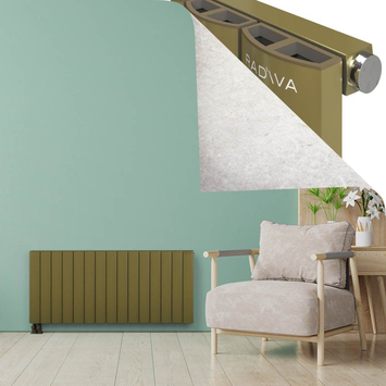 ADONIS Radiateur en Aluminium 600x1420 Plasma Laiton - Thumbnail
