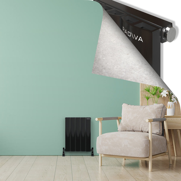 - ADONIS Alüminyum Radyatör 600x470 Plazma Siyah  - ADONIS Alüminyum Radyatör 600x470 Plazma Siyah