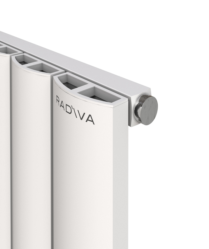 ADONIS Aluminium Radiator 600x565 White