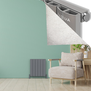 Radiva - ADONIS Alüminyum Radyatör 600x565 Plazma Gri