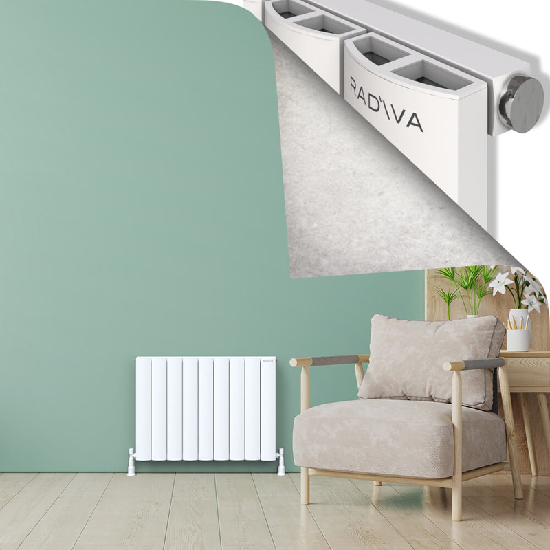 ADONIS Radiateur en Aluminium 600x850 Blanc