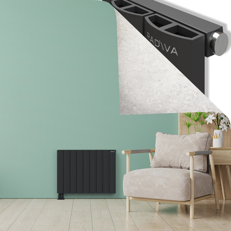 ADONIS Radiateur en Aluminium 600x850 Anthracite Foncé