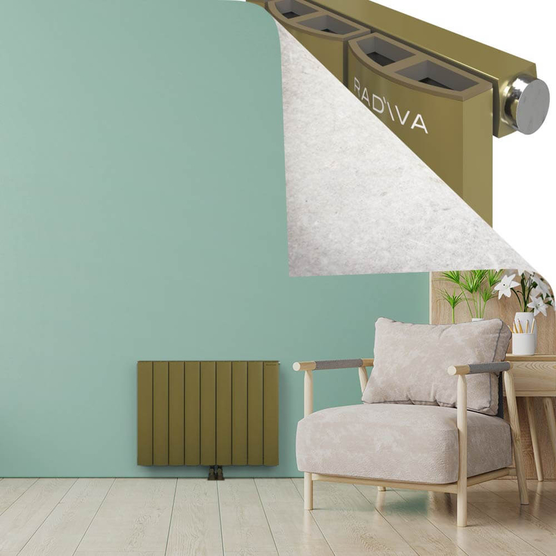 ADONIS Radiateur en Aluminium 600x850 Plasma Laiton