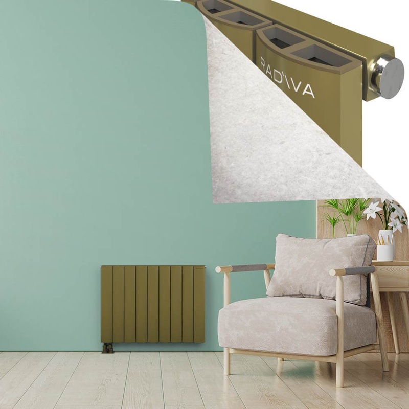 ADONIS Radiateur en Aluminium 600x850 Plasma Laiton