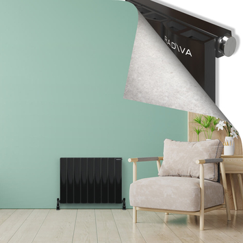 Radiva - ADONIS Alüminyum Radyatör 600x850 Plazma Siyah