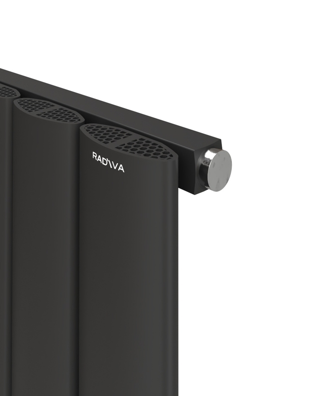 AJUGA Aluminium Radiator 1200x280 Dark Anthracite