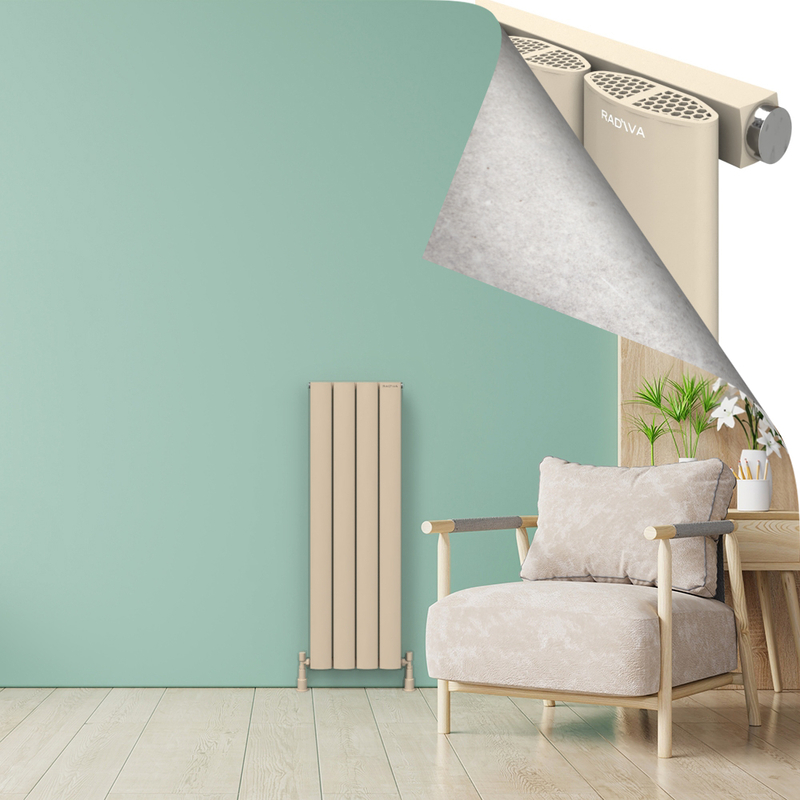 AJUGA Aluminium Radiator 1200x375 Cappucino