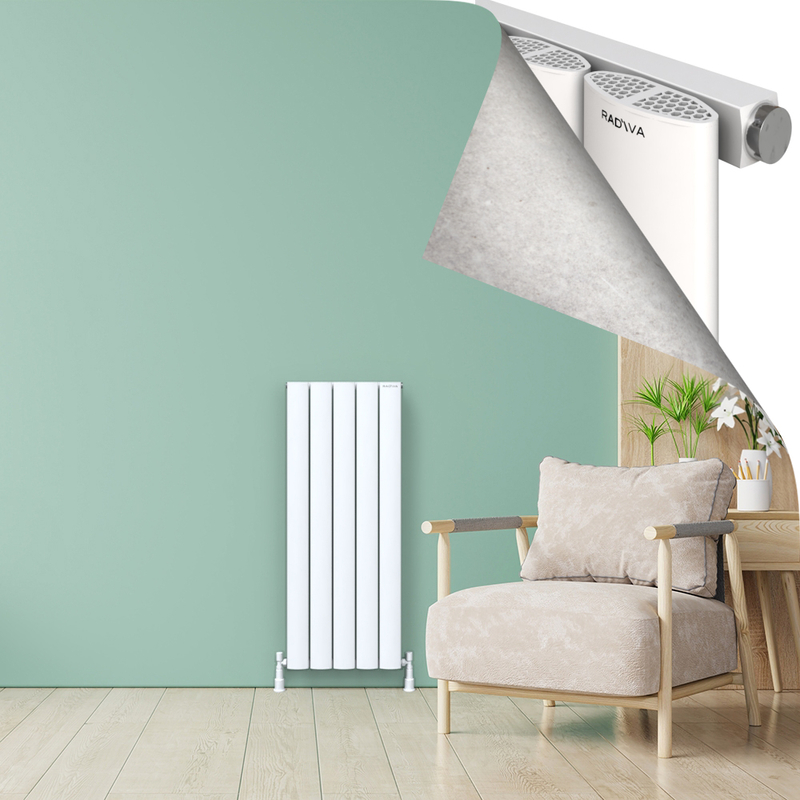 AJUGA Radiateur en Aluminium 1200x470 Blanc