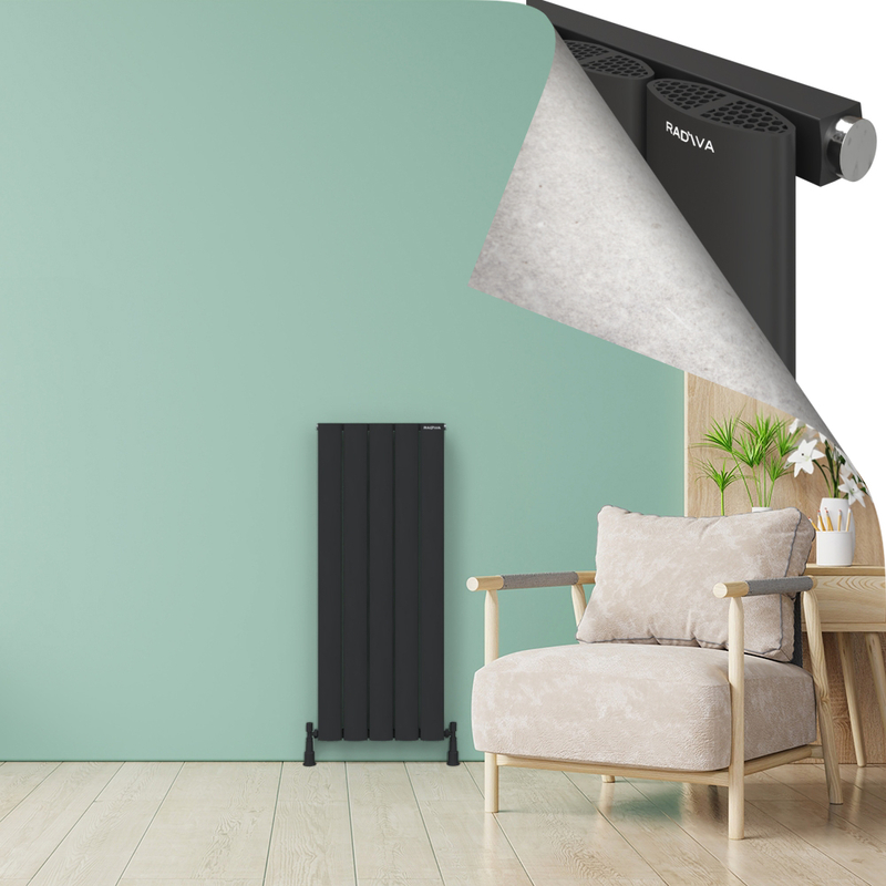 AJUGA Aluminium Radiator 1200x470 Dark Anthracite