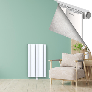 AJUGA Radiateur en Aluminium 1200x660 Blanc - Thumbnail