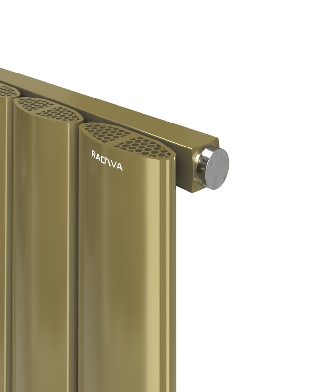 AJUGA Aluminium Radiator 1800x185 Plasma Brass