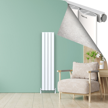 Radiva - AJUGA Aluminium Radiator 1800x375 White