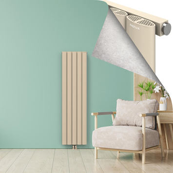 AJUGA Radiateur en Aluminium 1800x470 Cappuccino - Thumbnail