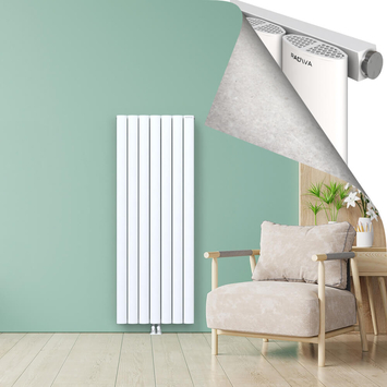 AJUGA Radiateur en Aluminium 1800x660 Blanc - Thumbnail