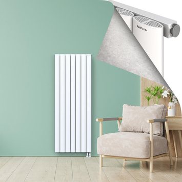 AJUGA Radiateur en Aluminium 1800x660 Blanc - Thumbnail