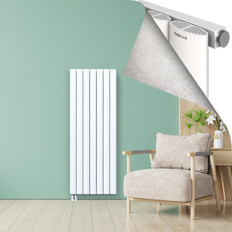 AJUGA Radiateur en Aluminium 1800x660 Blanc