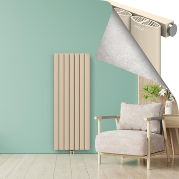 AJUGA Radiateur en Aluminium 1800x660 Cappuccino - Thumbnail