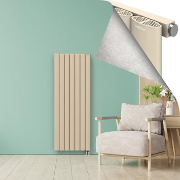 AJUGA Radiateur en Aluminium 1800x660 Cappuccino - Thumbnail