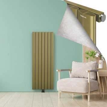AJUGA Radiateur en Aluminium 1800x660 Plasma Laiton - Thumbnail