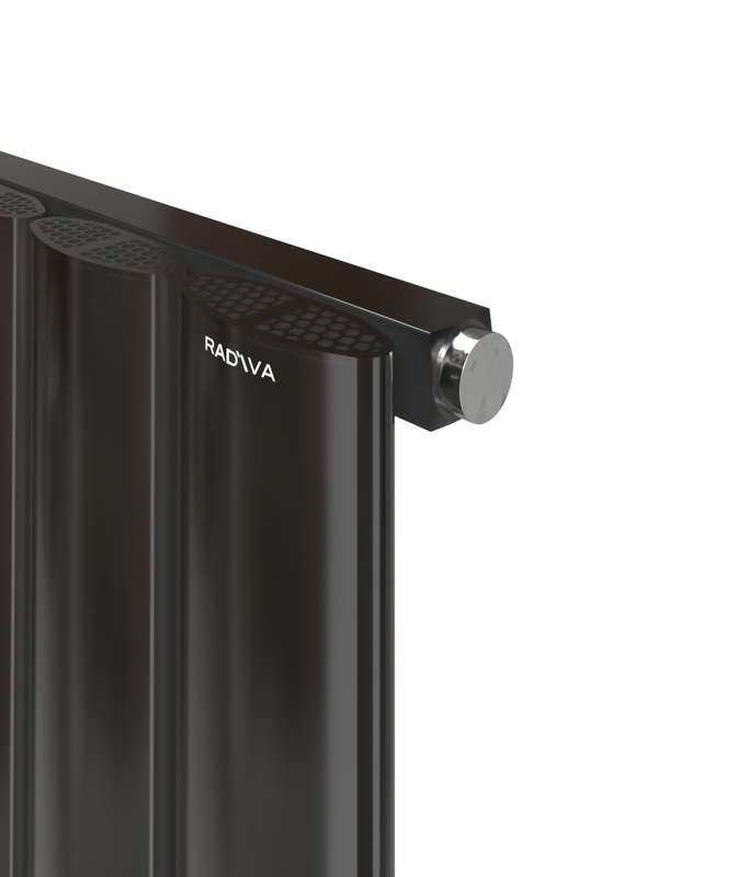 AJUGA Aluminium Radiator 600x1040 Plasma Black