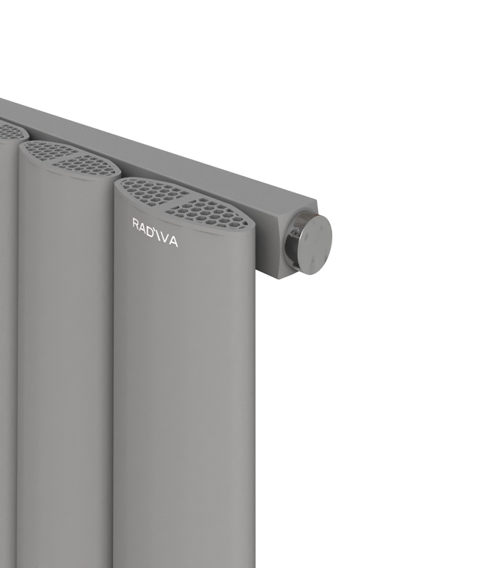 AJUGA Radiateur en Aluminium 600x1230 Gris