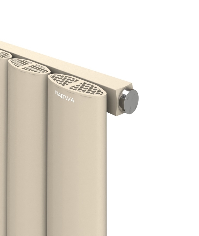 AJUGA Aluminium Radiator 600x660 Cappucino