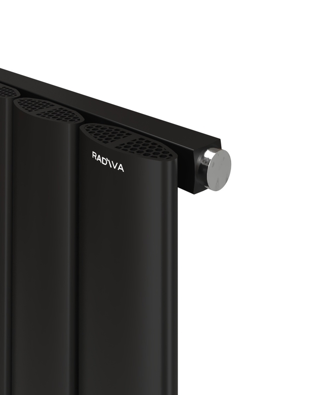 AJUGA Aluminium Radiator 600x660 Black