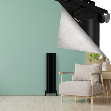  - AKONIT Alüminyum Radyatör 1200x275 Siyah