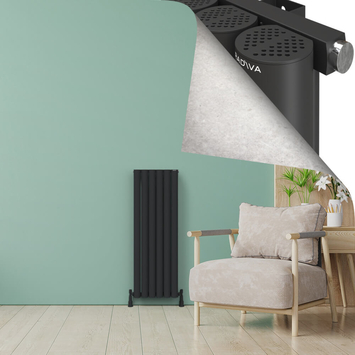  - AKONIT Alüminyum Radyatör 1200x415 Koyu Antrasit