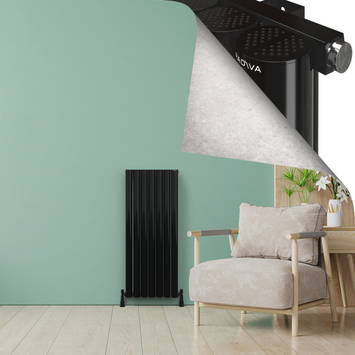 - AKONIT Alüminyum Radyatör 1200x485 Plazma Siyah  - AKONIT Alüminyum Radyatör 1200x485 Plazma Siyah