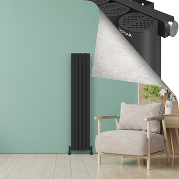 - AKONIT Alüminyum Radyatör 1800x345 Koyu Antrasit  - AKONIT Alüminyum Radyatör 1800x345 Koyu Antrasit