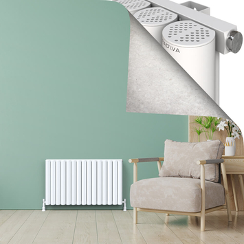 - AKONIT Radiateur en Aluminium 600x1045 Blanc  - AKONIT Radiateur en Aluminium 600x1045 Blanc