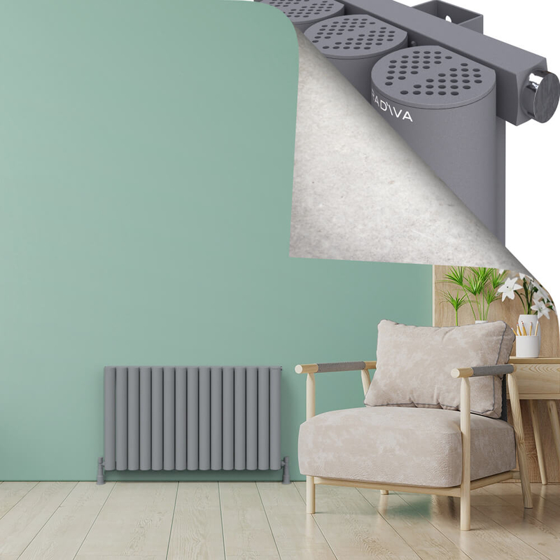 AKONIT Aluminium Radiator 600x1045 Grey